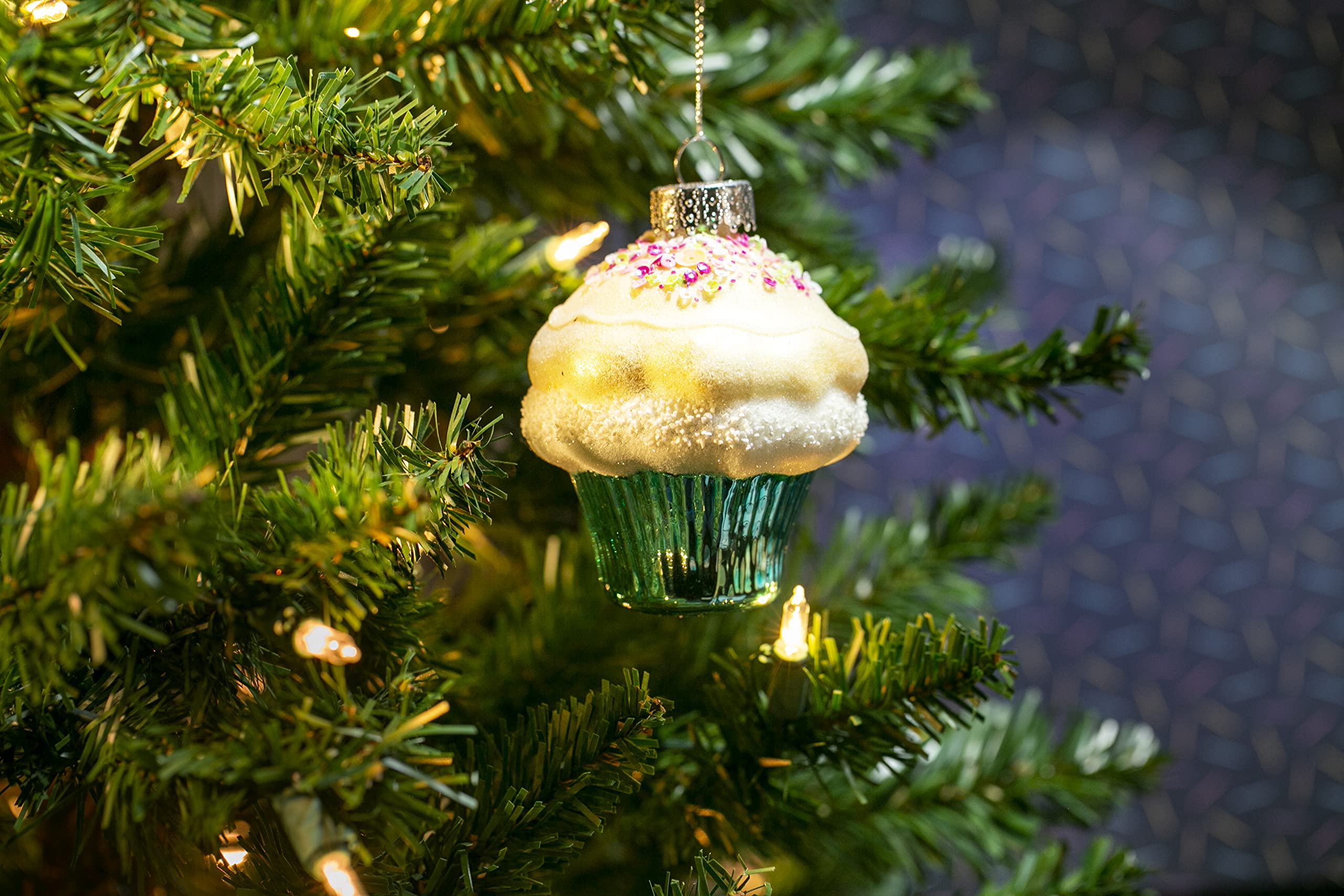 Amazon.co.jp: バニラ カップケーキ ガラスオーナメント : Toys & Games